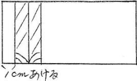 のりに1/4のうず巻きをのせたイメージ画像