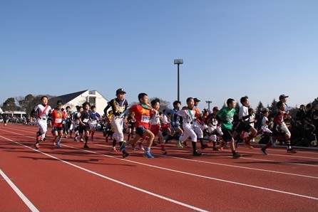 駅伝交流大会の様子