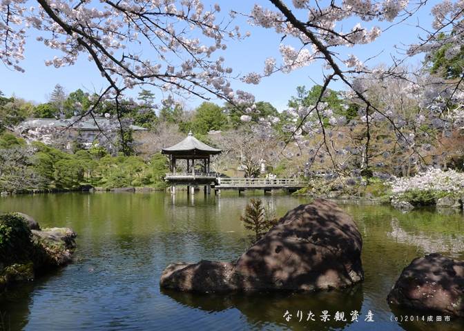 成田山新勝寺境内と成田山公園の景観写真1