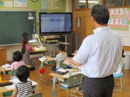 6月19日（水曜日）学校訪問の様子