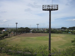 下総運動公園　野球場の様子