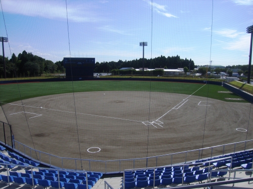 ナスパ・スタジアムのグラウンドの様子