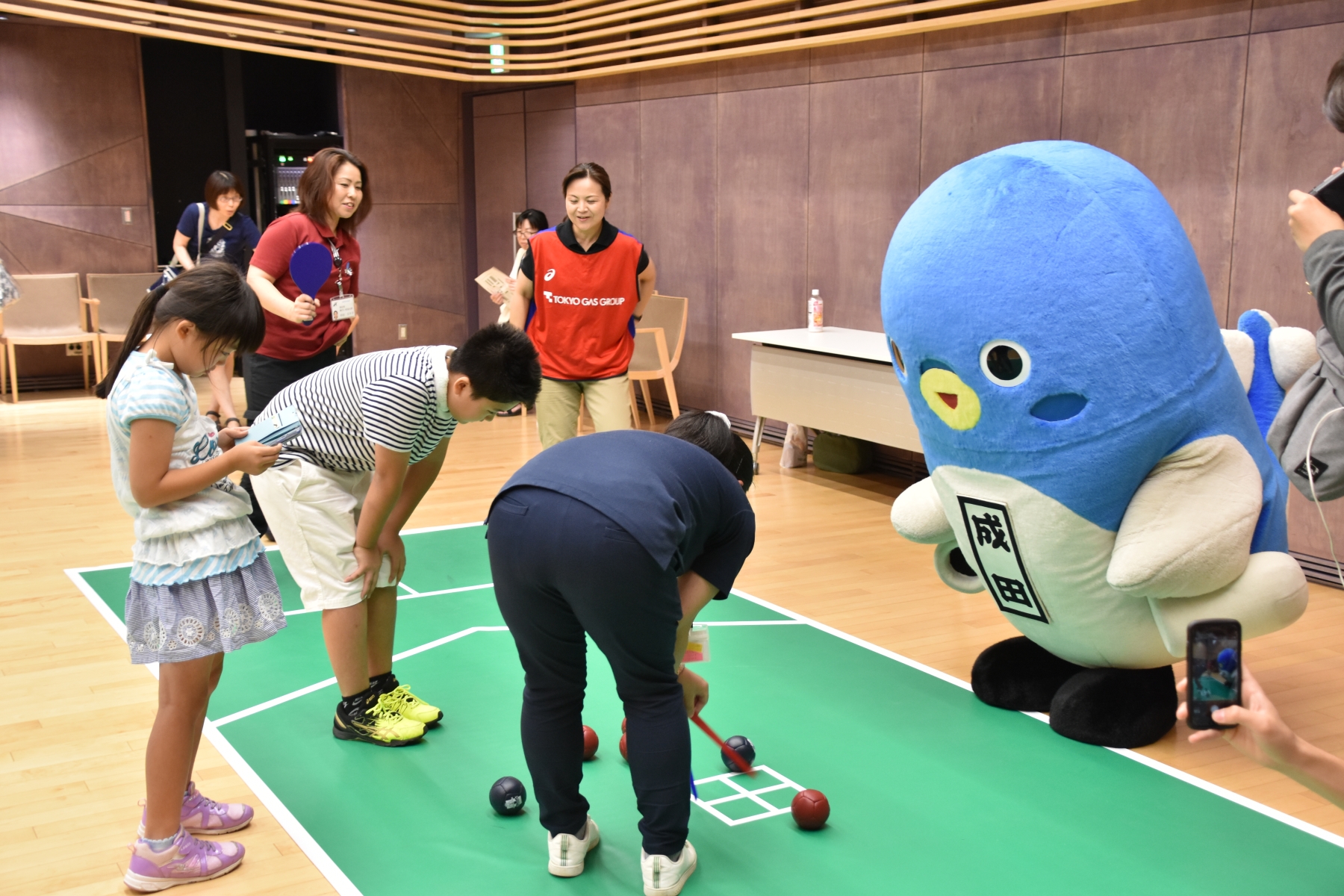 ボッチャ体験の様子その2