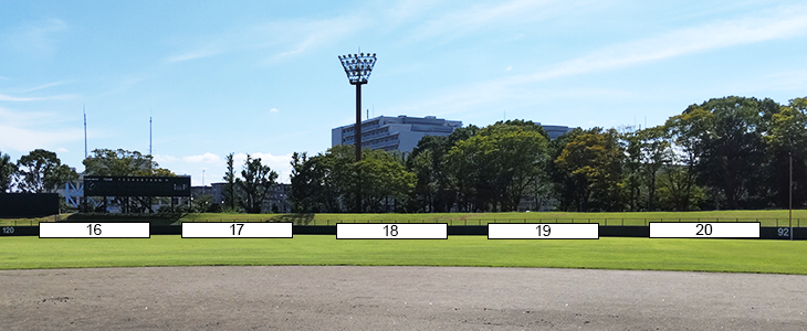 重兵衛スポーツフィールド中台野球場外野2