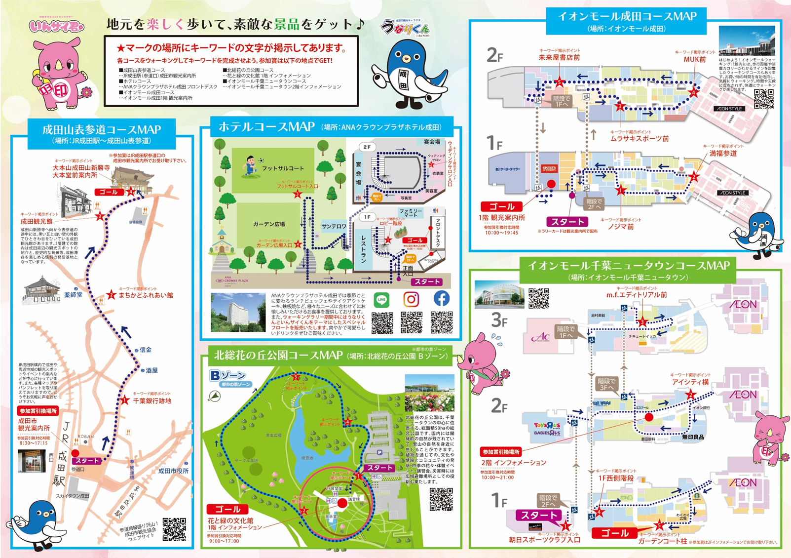 ウォーキングラリーコース