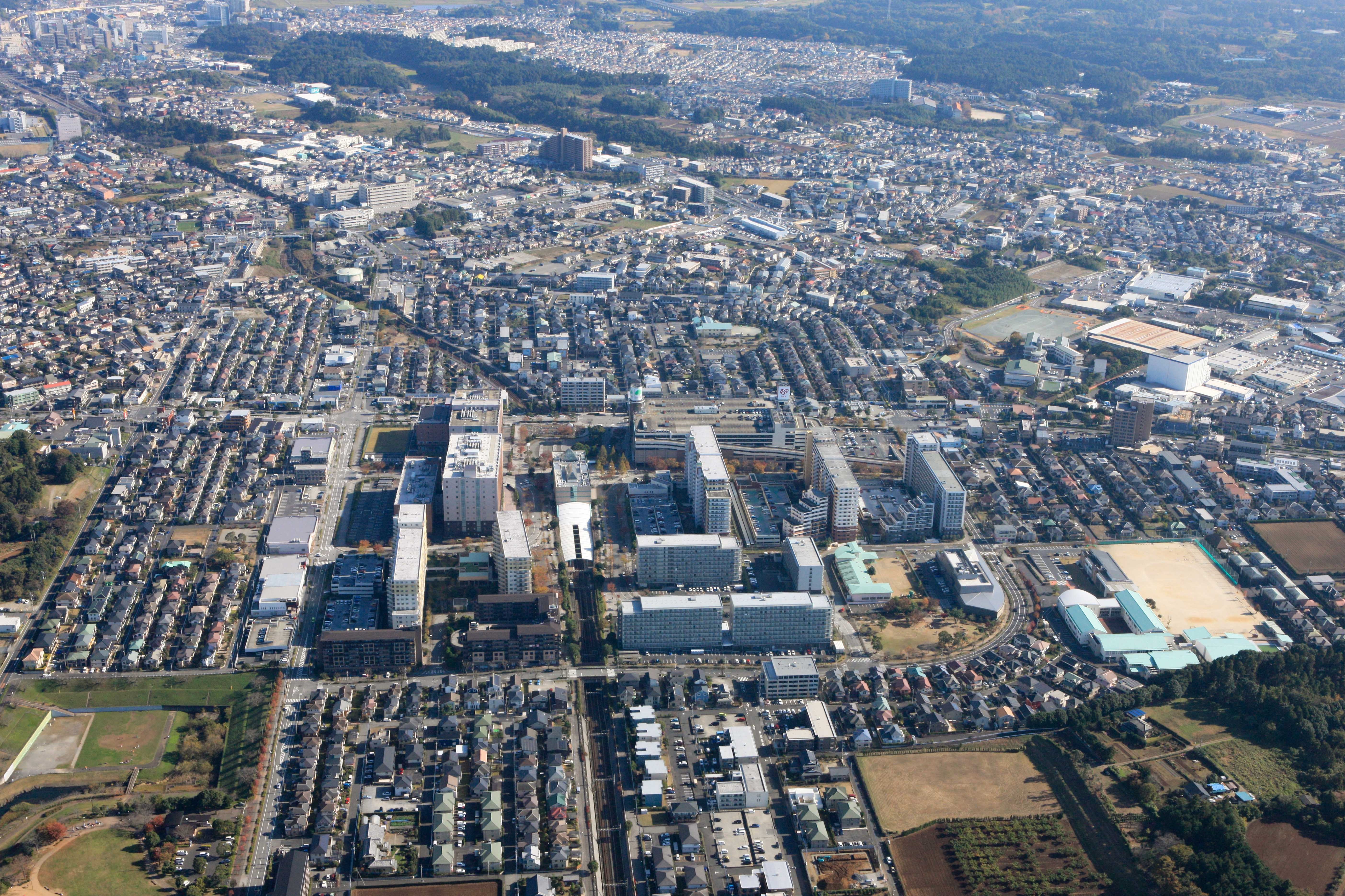 成田市上空図