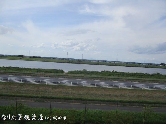 下総利根宝船公園から望む田園の風景