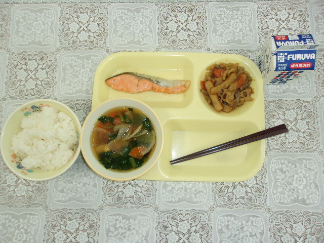 平成小学校給食レストランの献立写真