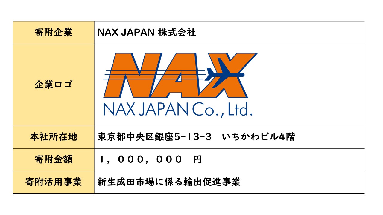 NAX JAPAN 株式会社　企業概要