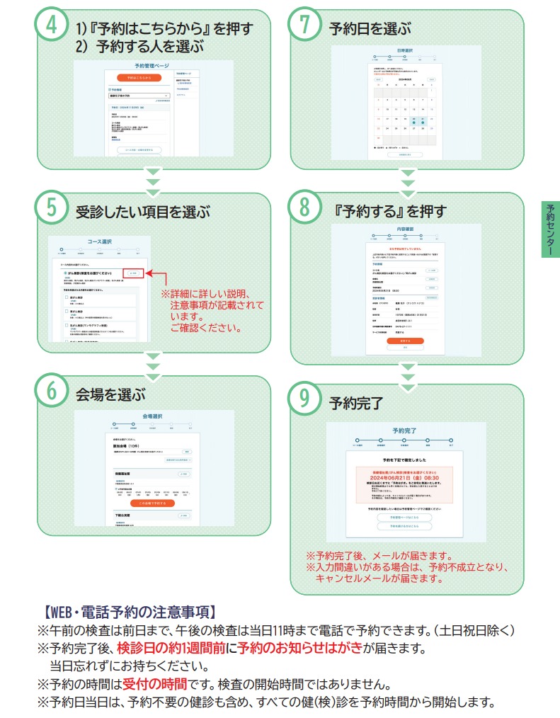 予約の方法