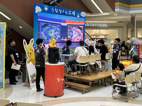 ポケモンユナイト体験の様子