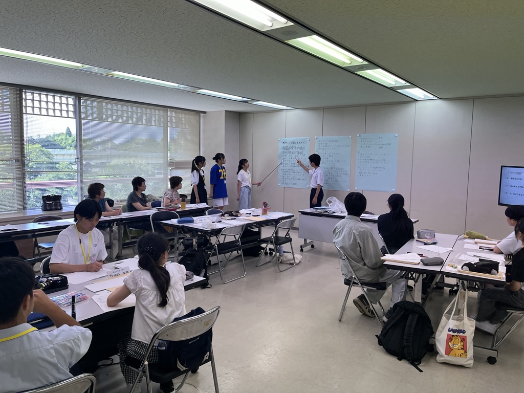 中学生折り鶴平和使節団第2回研修会