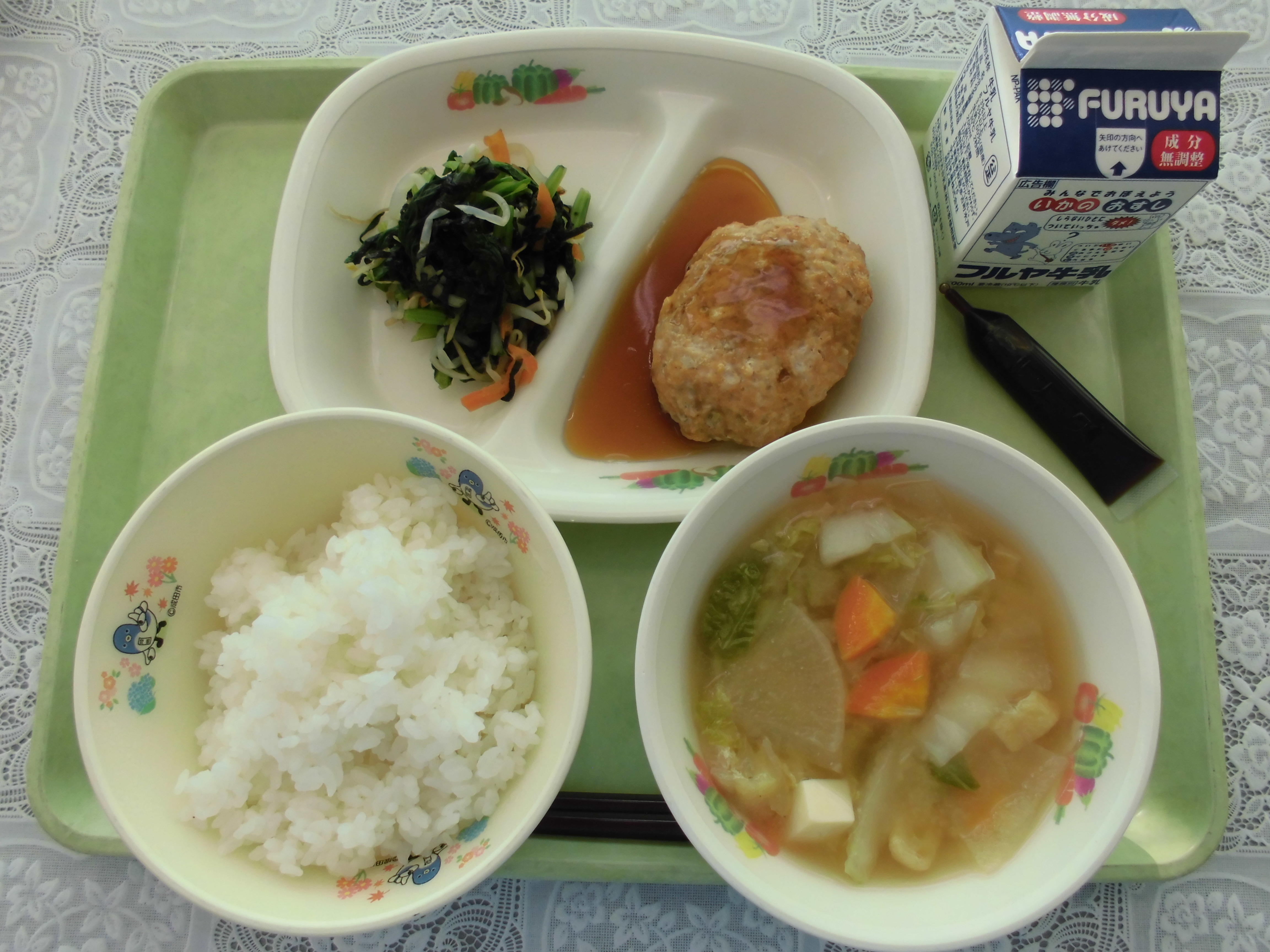 下総分所の12月8日の献立写真