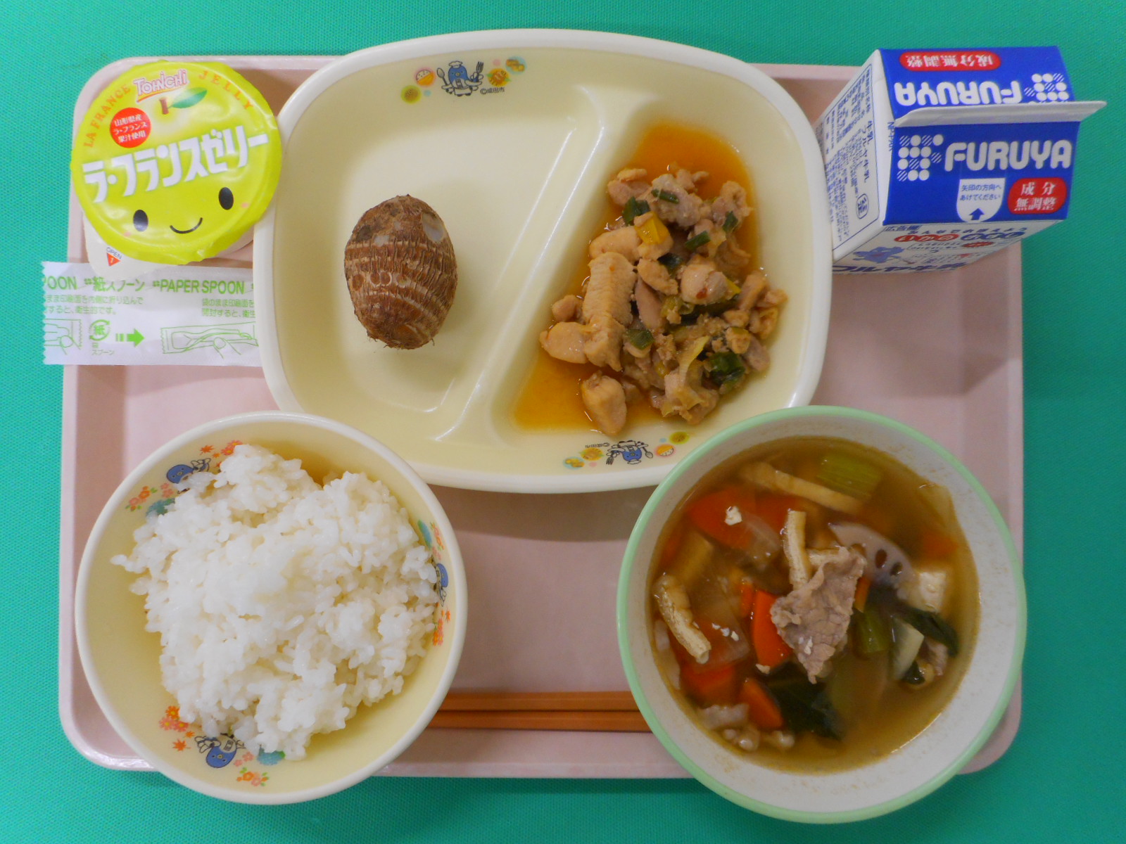 公津の杜小調理場の12月5日の献立写真