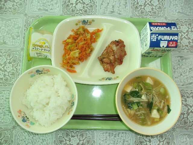 本所の12月8日の献立写真