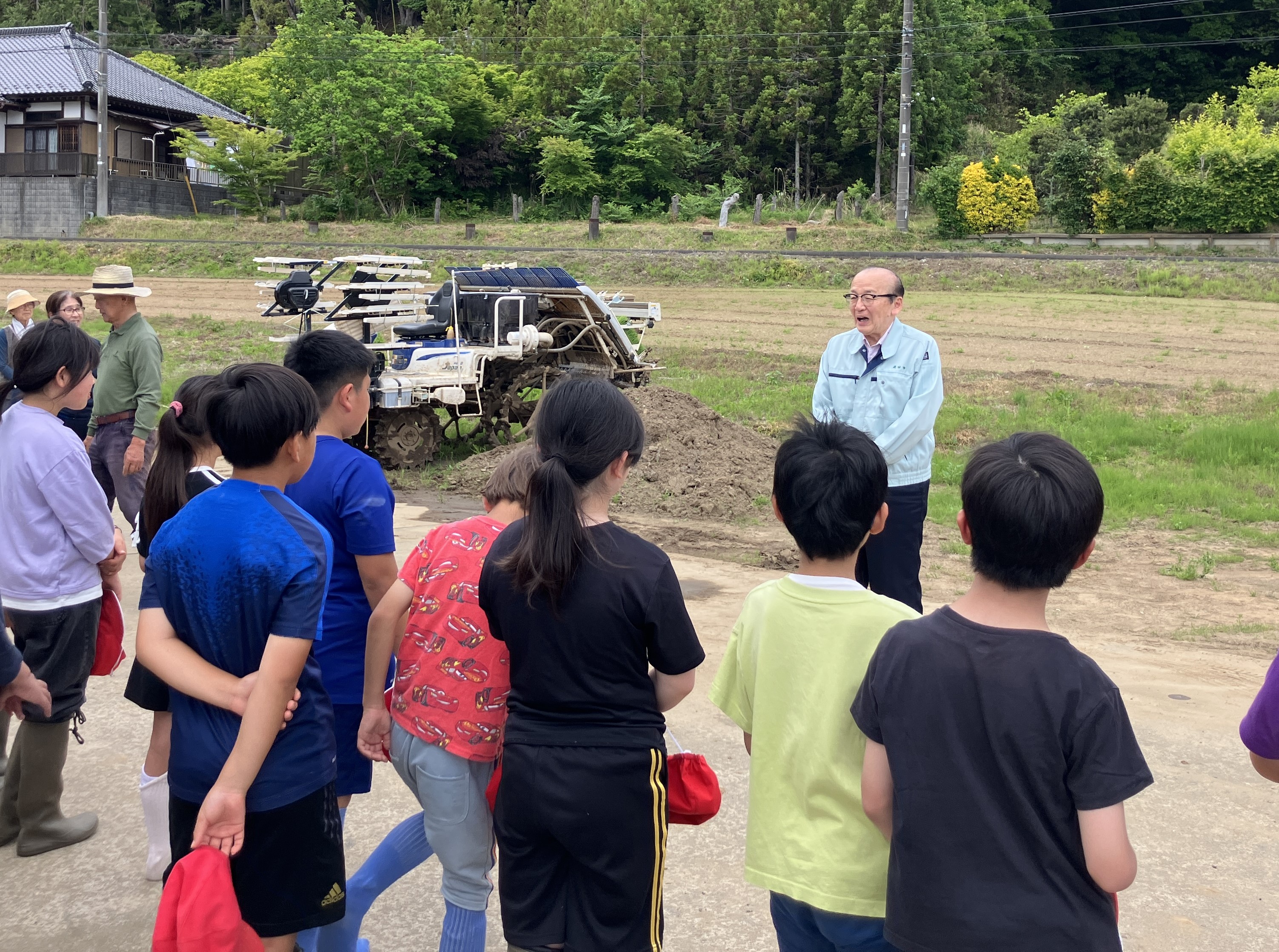 市長が挨拶する様子