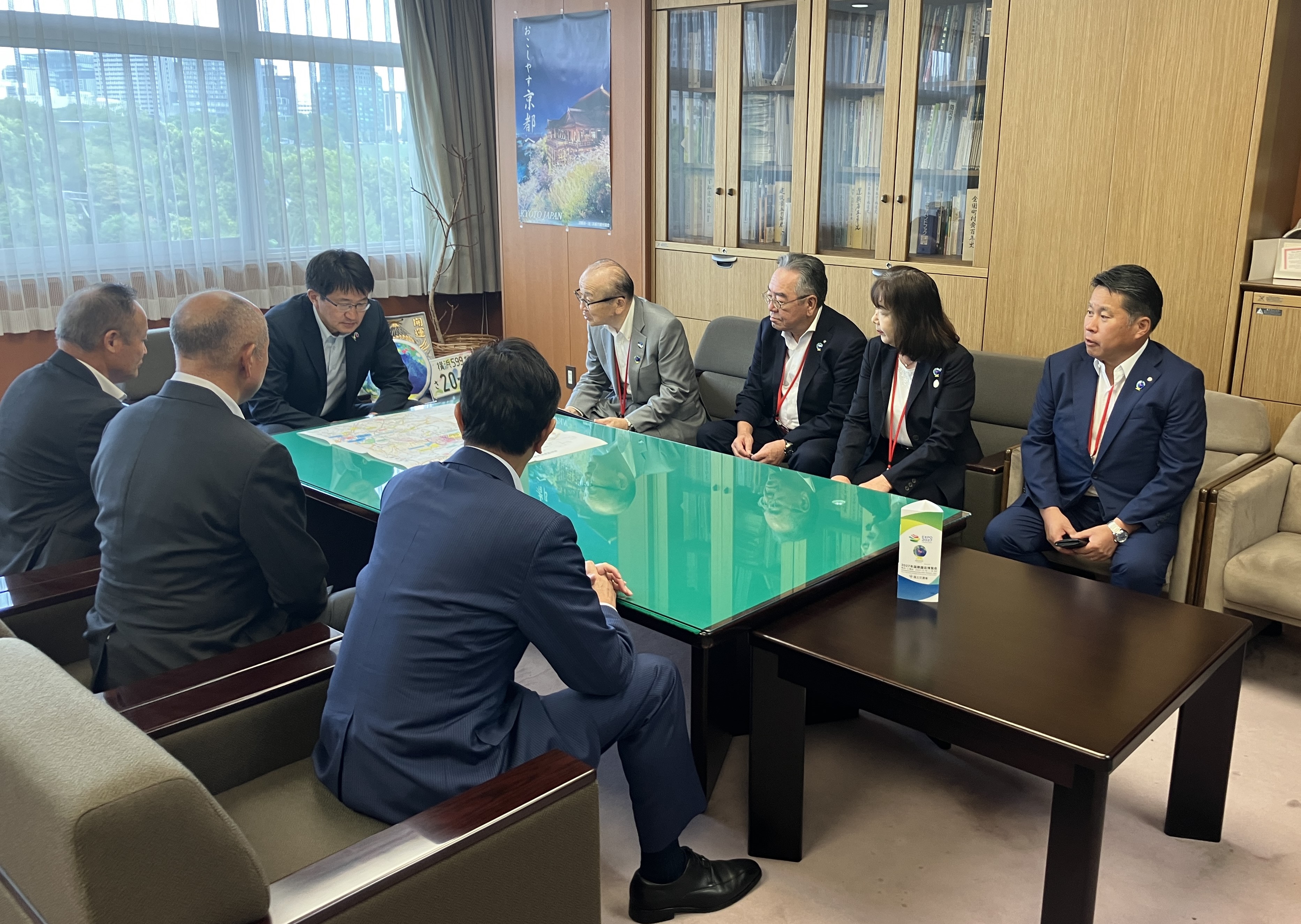 要望を行う市長の様子