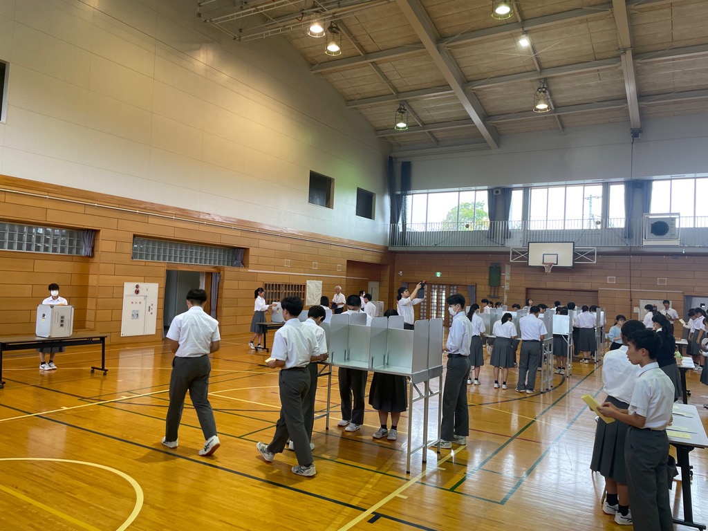 生徒会選挙の様子