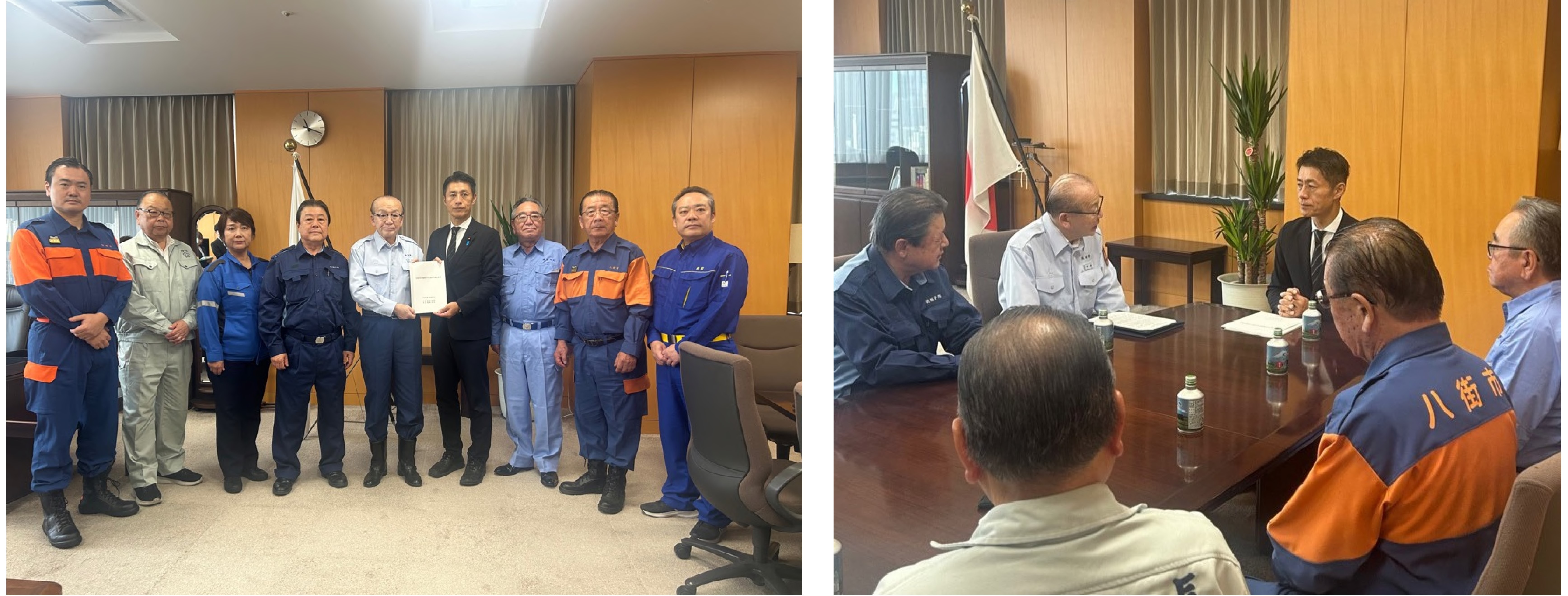 市長が内閣府特命担当大臣（防災）へ緊急要望