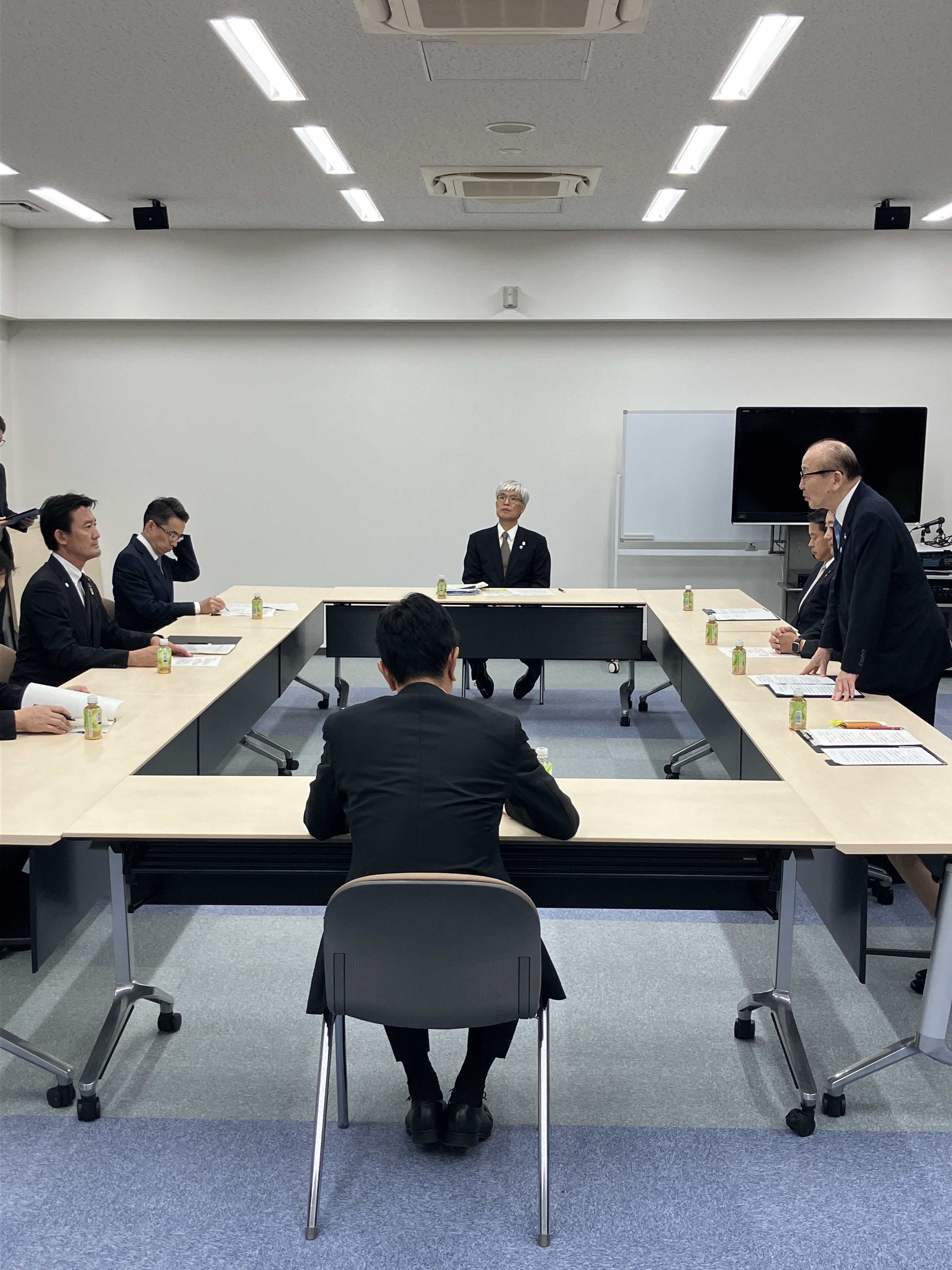 発言する市長の様子